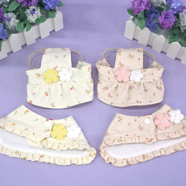 【ParisDog】優雅小花寵物帽子領巾套裝 (寵物配件)