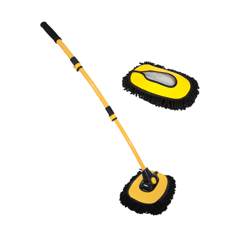 洗車拖把 伸縮洗車拖把 可伸縮替換 雪三節式伸縮拖 拖除塵撣子 多功能 省力擦車清潔 汽車 洗車【AAA6957】 1