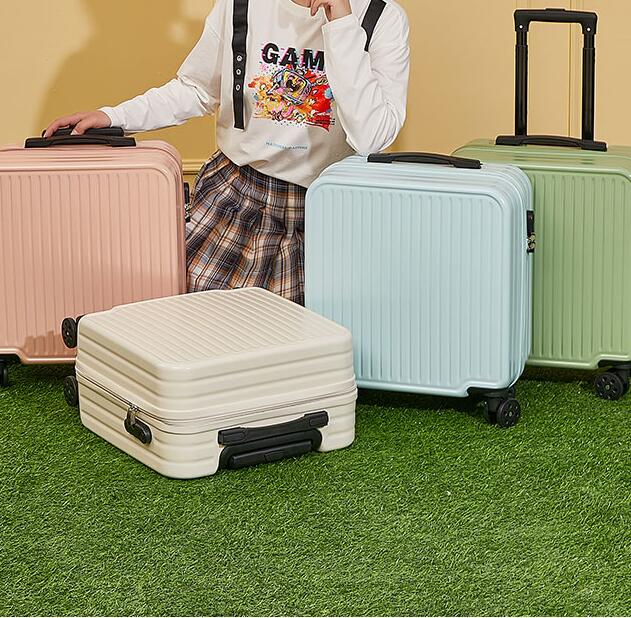 小型行李箱女18寸登機箱迷你輕便拉桿箱男學生出差密碼旅行箱20寸