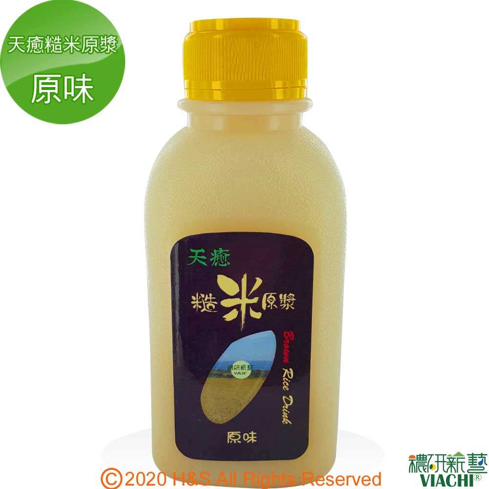 【穠研薪藝】天癒糙米原漿(原味) 8入(350ml/瓶)(素食)