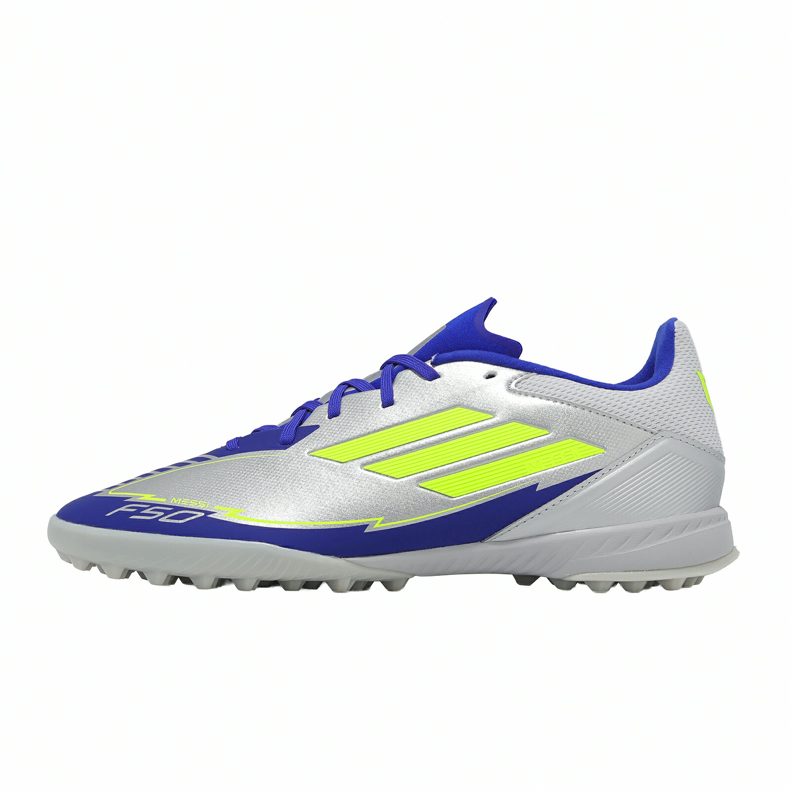 adidas 愛迪達 足球鞋 F50 League TF Messi 男鞋 銀 藍 輕量 梅西 人造草皮 IH0919 0