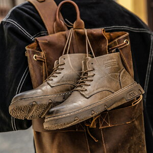 馬丁靴男款冬季高幫男鞋男士加絨保暖雪地棉鞋中幫皮鞋復古工裝靴
