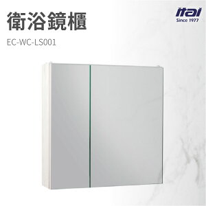 【哇好物】EC-WC-LS001 鏡櫃 | 質感衛浴 浴室櫃 牆櫃 防水