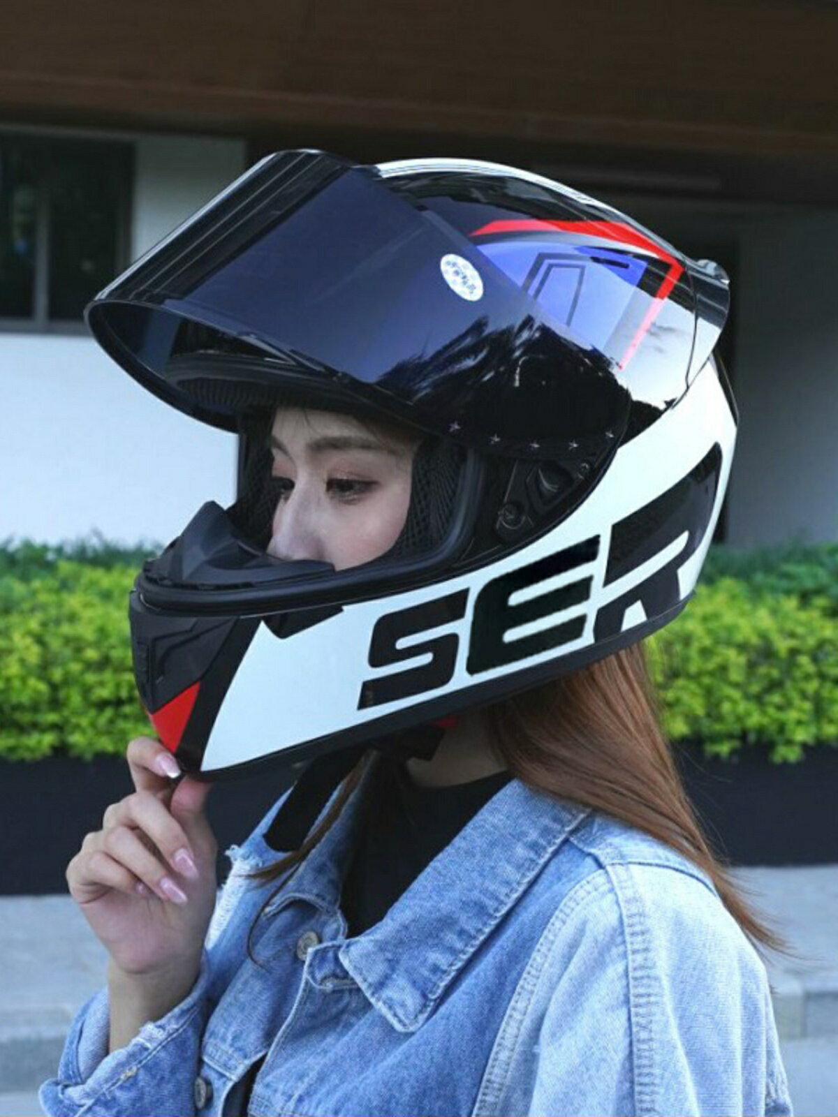 3C認證摩托車藍牙頭盔男女四季通用冬季電瓶電動車安全帽機車全盔