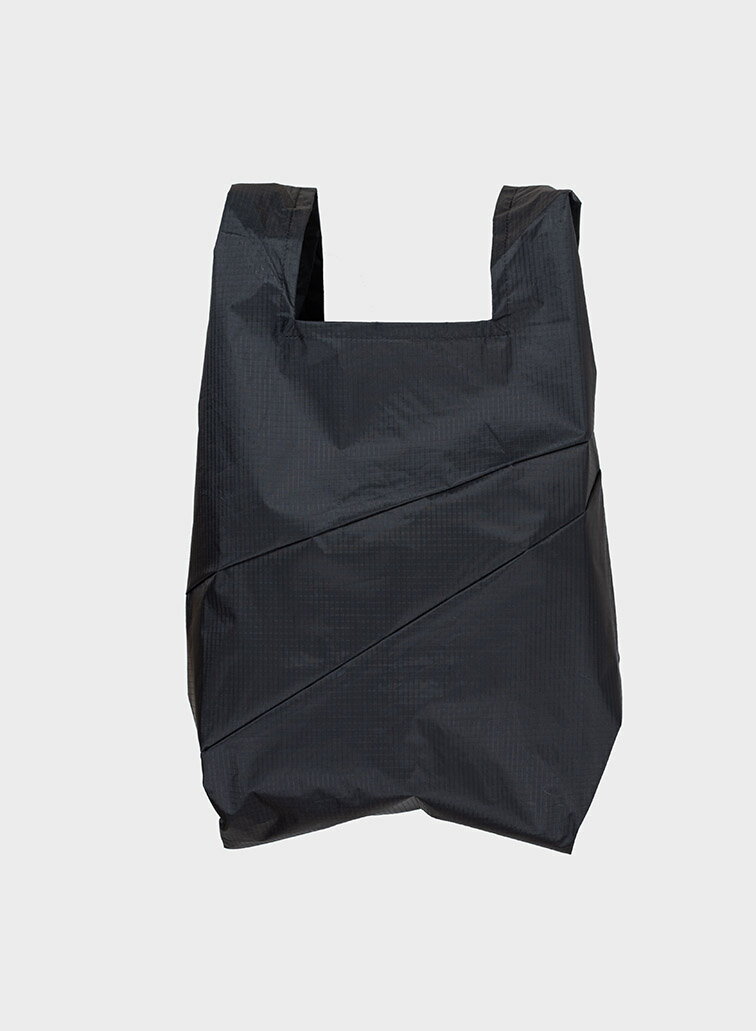 荷蘭 Susan Bijl 防潑水超輕量購物袋 #Ｍ (就是黑/就是黑)