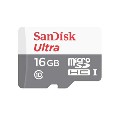 【純米小舖】SanDisk Ultra microSD UHS-I 16GB 記憶卡-白 (公司貨)2入組