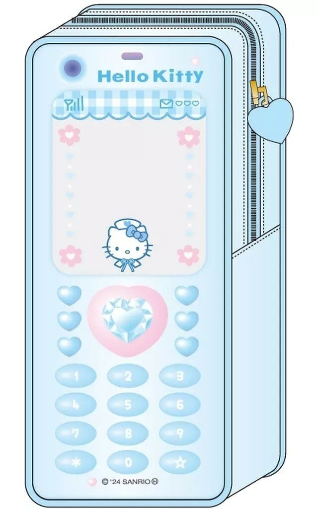 【震撼精品百貨】凱蒂貓 Hello Kitty~日本SANRIO三麗鷗 KITTY手機造型PVC視窗收納包-護士*97898