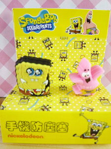 【震撼精品百貨】SpongeBob SquarePant海棉寶寶 耳機防塵塞-海綿寶寶及派大星 震撼日式精品百貨