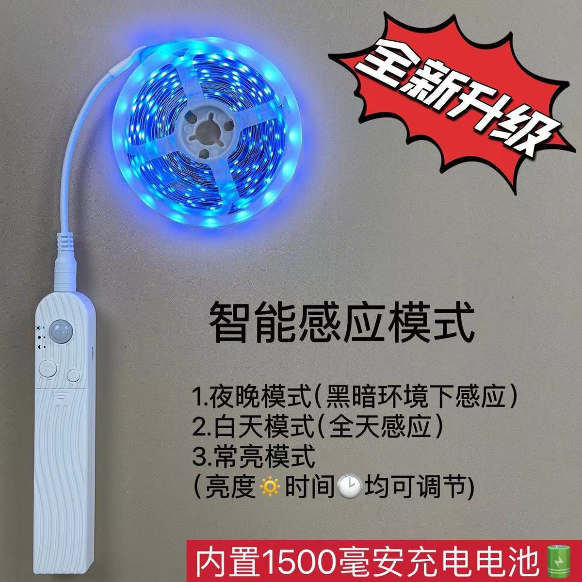 工廠現貨 【附發票】免運 鏡前燈 人體感應燈 智慧燈 感應燈 新款智慧人體感應燈多功能調節 臥室起夜燈櫥櫃鞋櫃衣櫃裝飾氛圍特惠/快速出貨 開立發票 全館八折 h1031