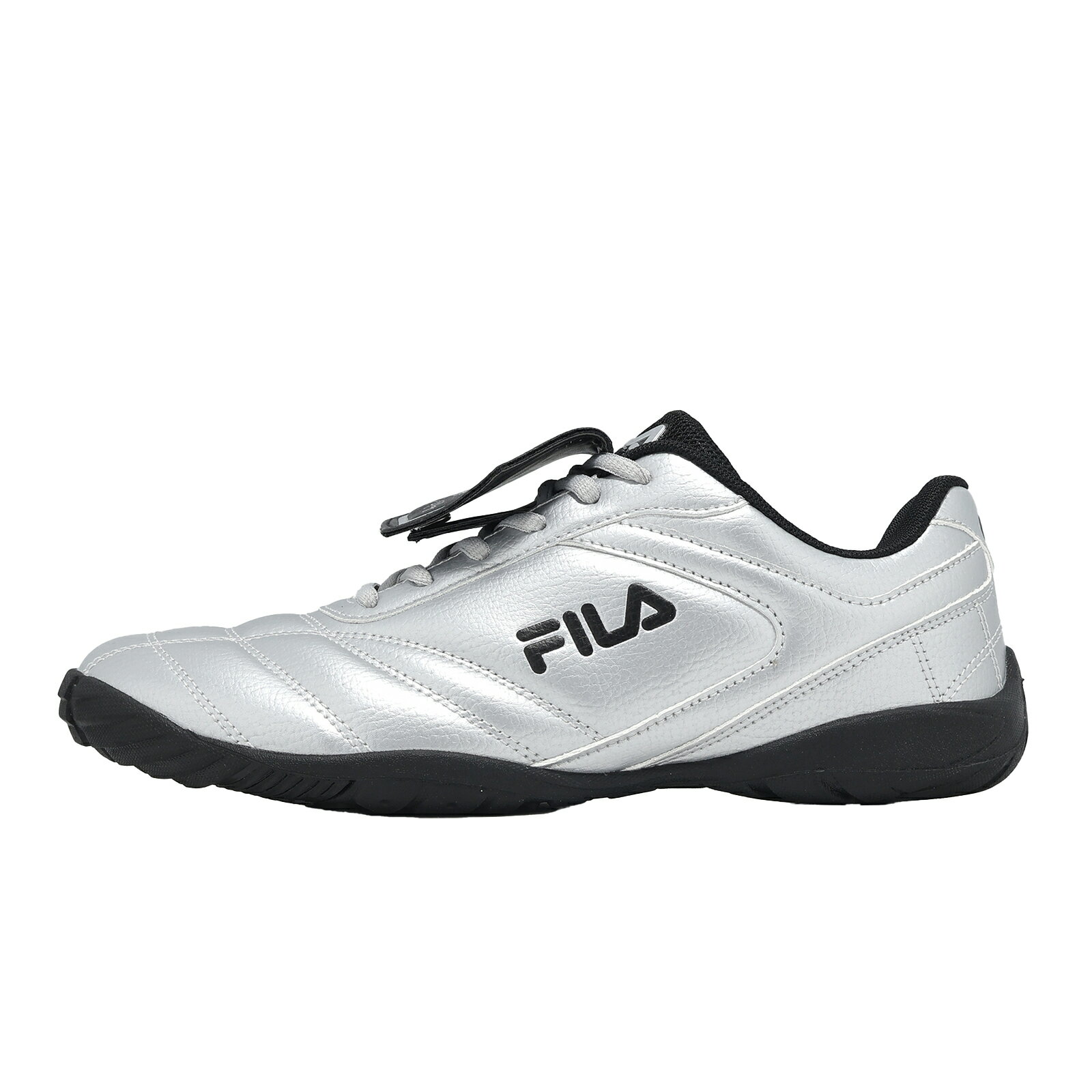 Fila 休閒鞋 Calcio Uno 男鞋 銀 黑 復古 世足 足球鞋 1C331A880