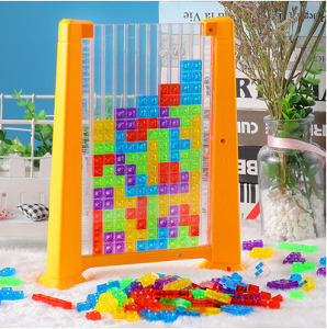 倉庫現貨清出 兒童3d立體俄羅斯方塊拼圖早教益智鍛煉邏輯思維桌面積木遊戲玩具