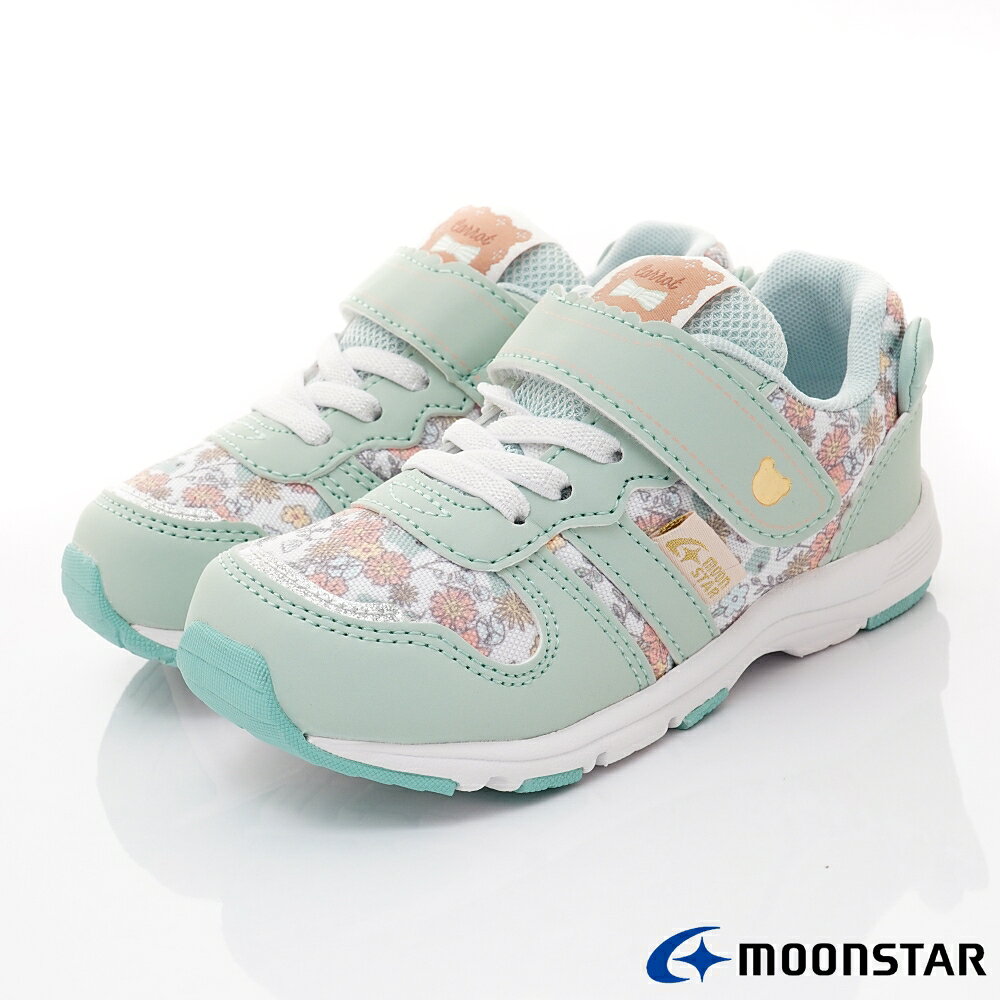 日本月星Moonstar機能童鞋赤子心系列花漾粉嫩款2353新品任選(中小童段)24年式(夏) 1