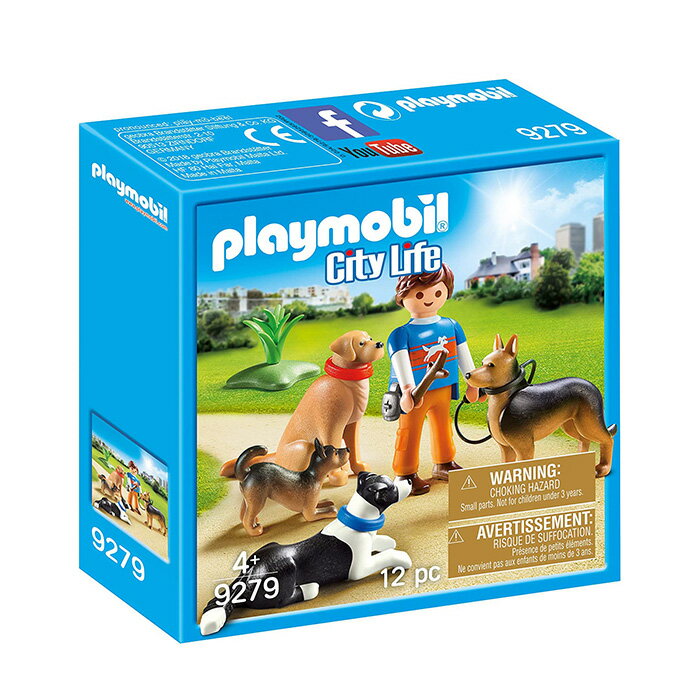Playmobil 摩比 CITY 9279 狗狗訓練師 【鯊玩具Toy Shark】
