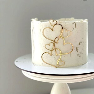 [Hare.D]直式多心蛋糕插 愛心 情人節 紀念日 蛋糕插牌 烘焙裝飾 擺件 慶生 佈置 生日 蛋糕裝飾