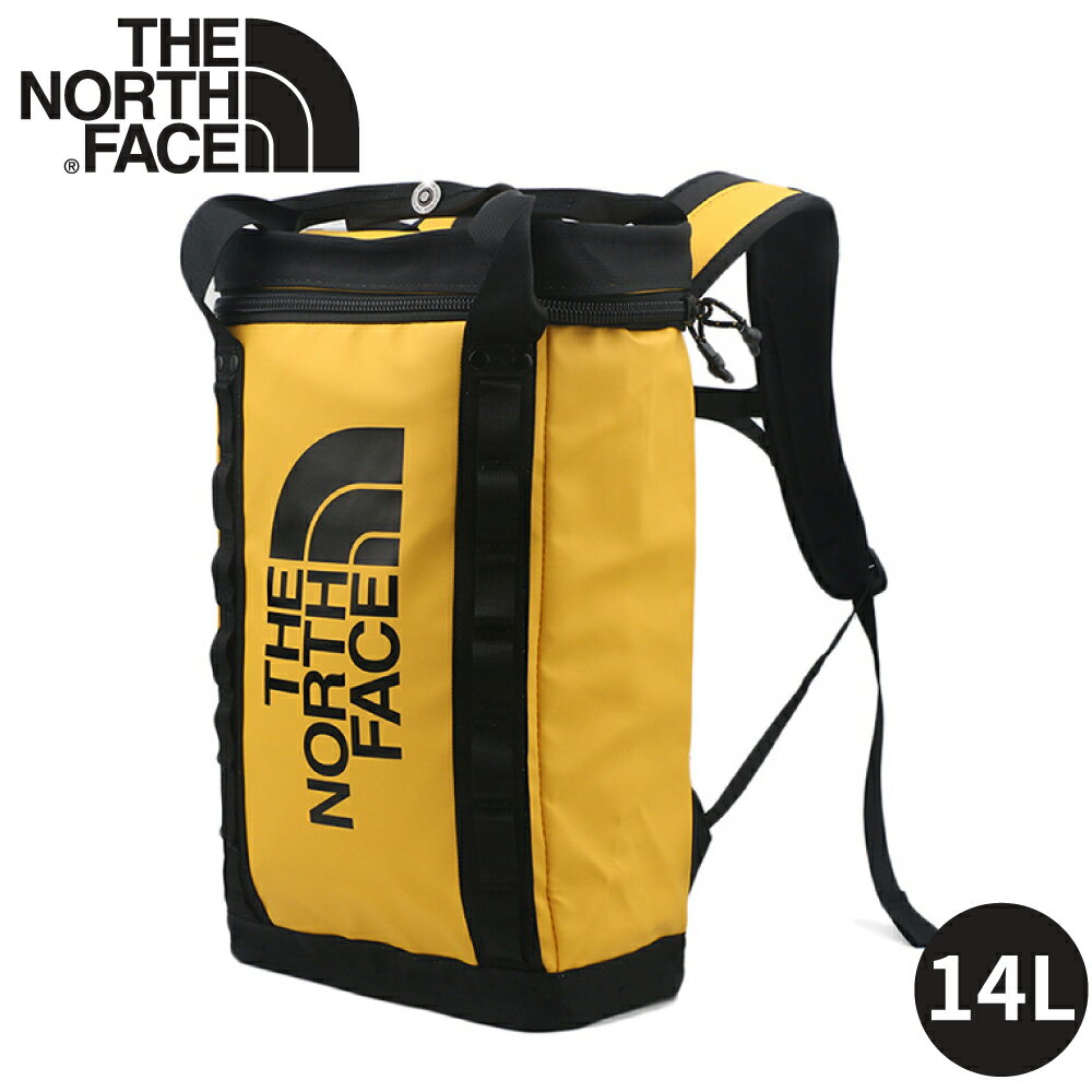 【The North Face 14L EXPLORE FUSEBOX-S 後揹包《金黃》】3KYV/雙肩揹包/書包/電腦包