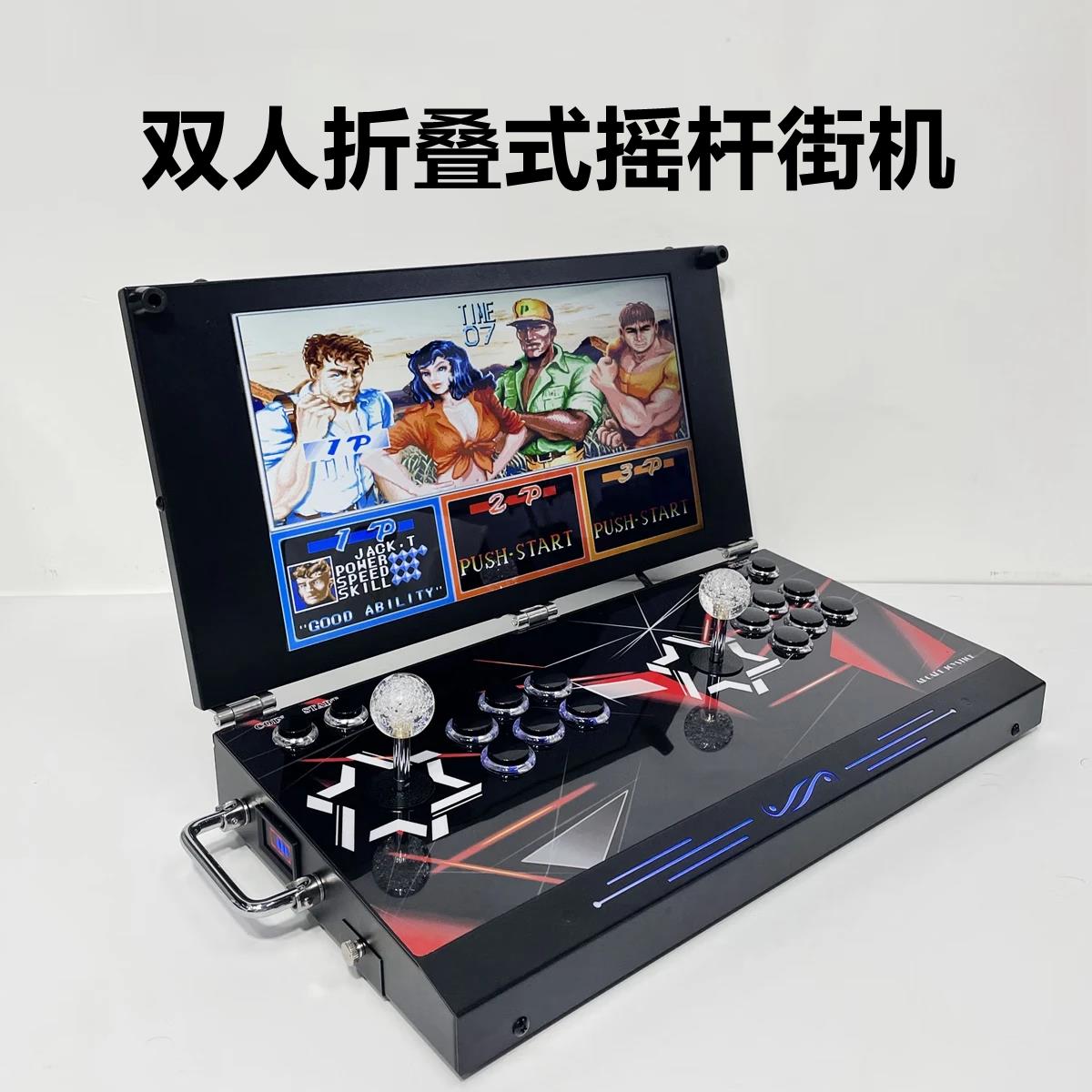 {可刷卡 打統編}潘多拉臺式街機一體機月光寶盒雙人折疊搖桿遊戲機拳皇97格鬥家用