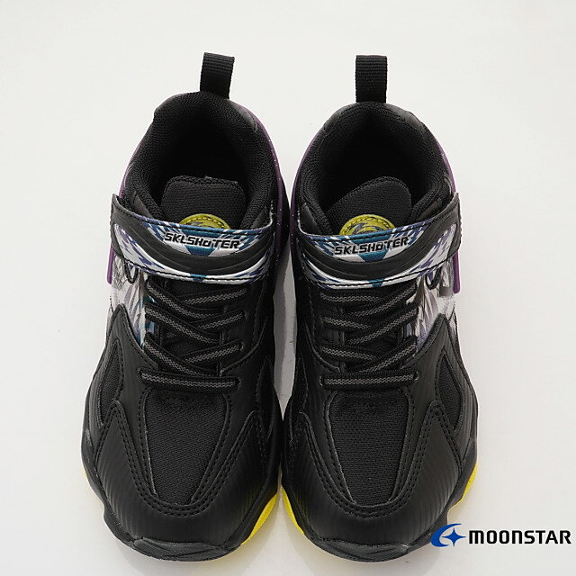 ★過年特賣★日本月星Moonstar機能童鞋炫技者-旋風系列寬楦耐磨運動鞋款SK00156黑(中大童段) 4