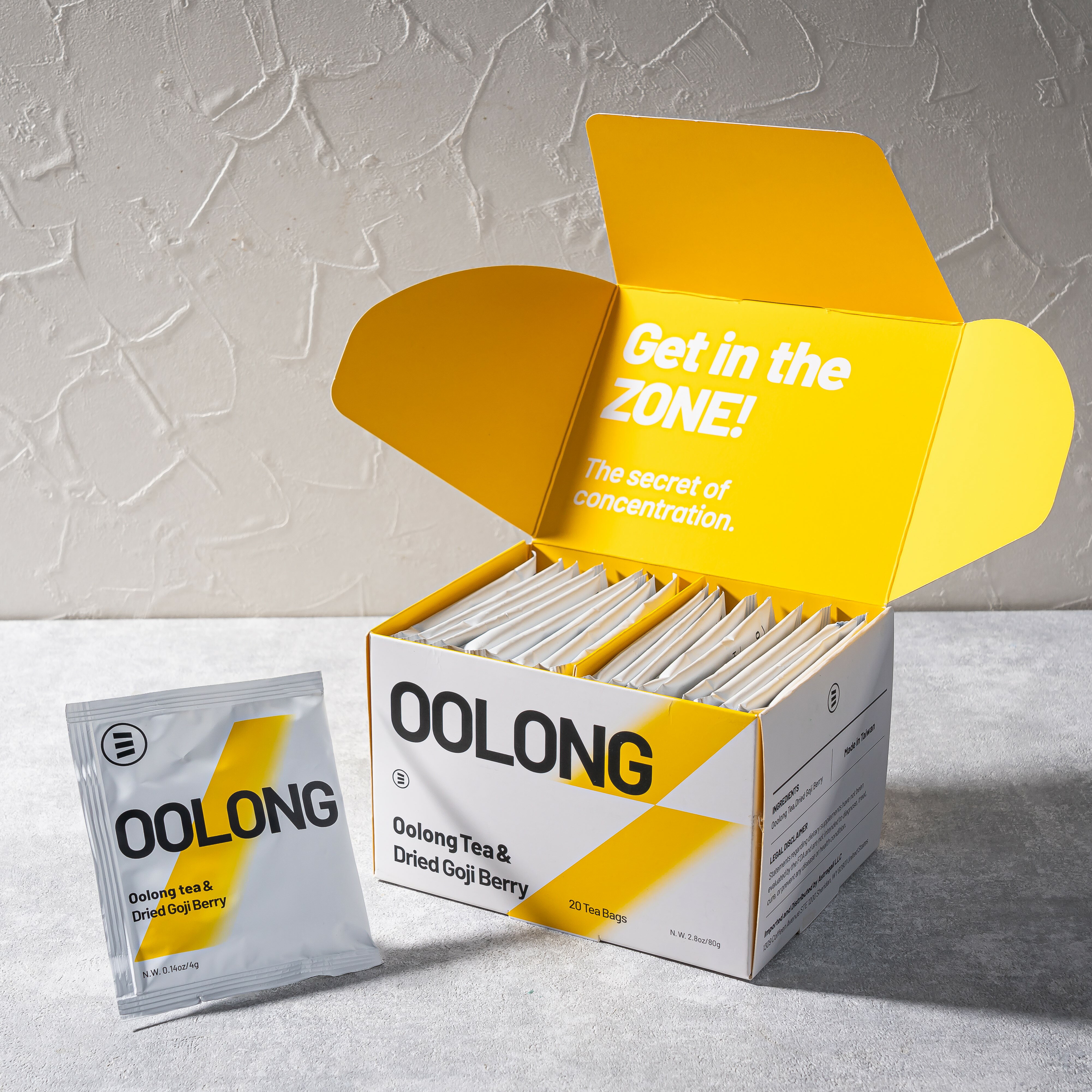烏龍茶 OOLONG 20入 台灣高山茶葉+枸杞 天然果香及甘甜風味