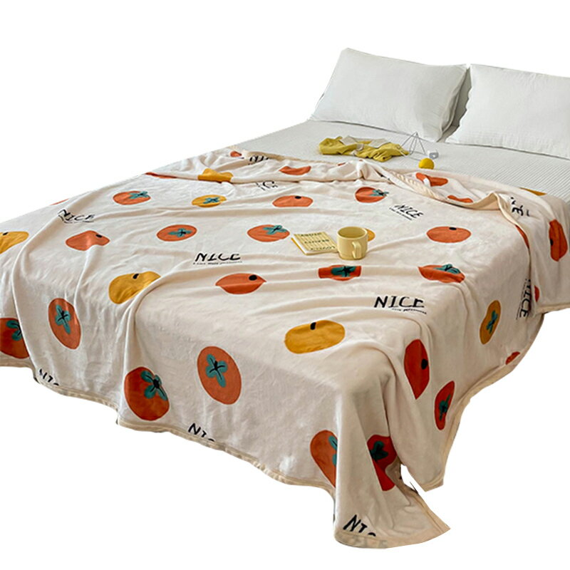 南極人珊瑚毛毯子法蘭絨毯床單辦公室午睡毯空調毯夏季薄款毛巾被
