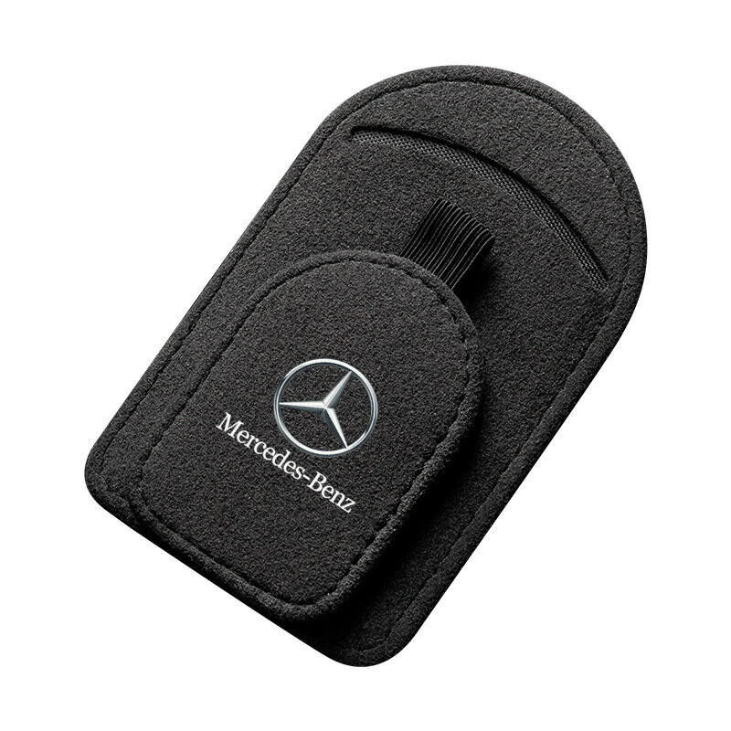 Benz/賓士C級E級A級G級GLE EQC汽車載遮陽板眼鏡夾車內收納眼鏡盒
