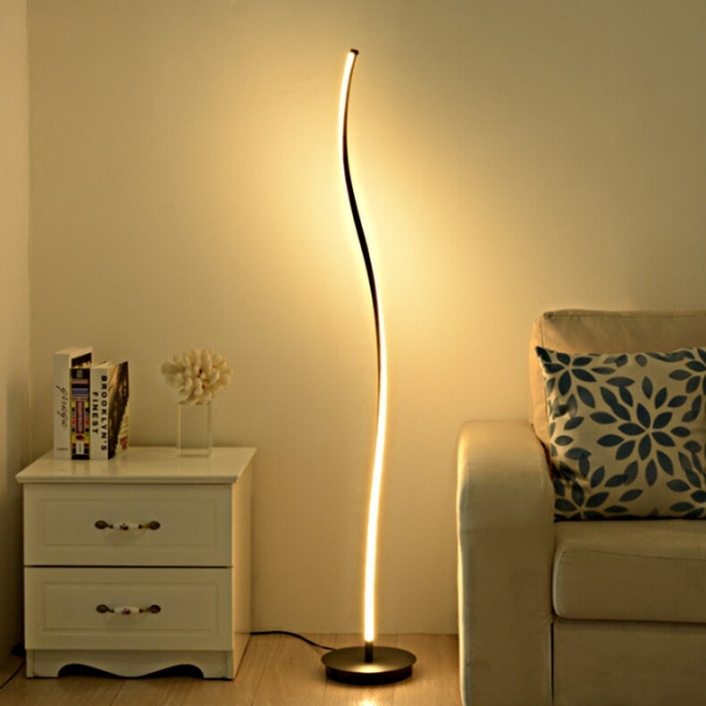 現代簡約客廳臥室LED燈調光燈立式檯燈造型燈氛圍燈落地燈