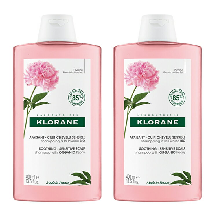 Klorane蔻蘿蘭 速效舒敏洗髮精400ml 兩入組【德芳保健藥妝】