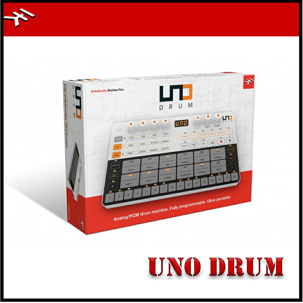 【非凡樂器】IK multimedia UNO DRUM 輕便型鼓機