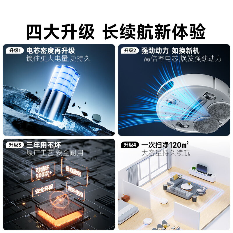 適配小米石頭掃地機器人電池米家1C一代1S通用S50 51 T67原裝配件