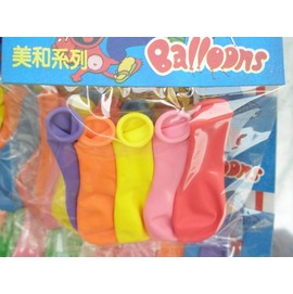 氣球 中圓型氣球613A-7吋汽球(中小5入/吊卡式)MIT製/(定10)一吊/ 24包入(一包約5個入)【APP滿額下單10%點數(單一帳號最高1000點)】9/30止