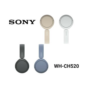 SONY-WH-CH520頭戴式無線降噪耳機【最高點數22%點數回饋】
