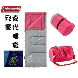 [ Coleman ] 夜光型兒童睡袋 C7 桃紅 優惠價$1445 / CM-22263