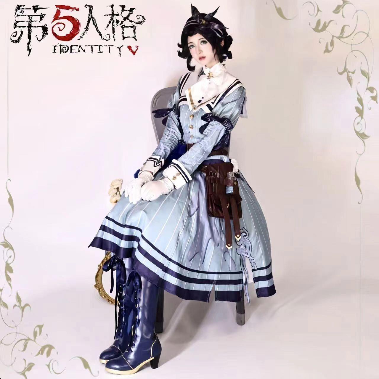 【公司貨 超低價】第五人格醫生永生花cos服遊戲動漫角色扮演cosplay服裝連衣裙假發
