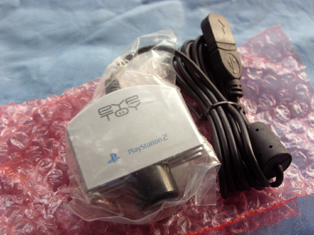 索尼 原裝 全新品 PS2 攝像頭EYETOY全新 收藏品 特價25元