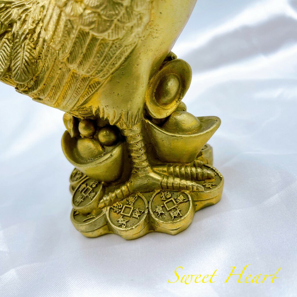 Sweet Heart 田芯開運精選 💯銅公雞 公雞 金雞 腳踩元寶及古錢 化電線 大樓 蜈蚣煞 擋煞 專用 含開光 5