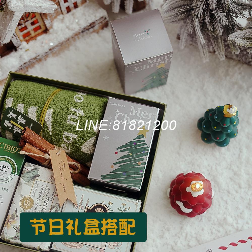 免運 公司貨 開立發票 聖誕裝飾 香薰蠟燭 交換禮物 伴手禮 聖誕禮盒 聖誕樹香薰蠟燭氛圍感伴手禮禮物手工香氛蠟燭candle模擬聖誕蠟燭 快速出貨D
