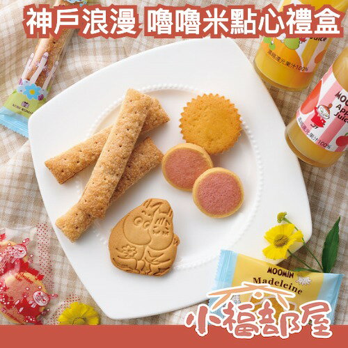 日本 神戶浪漫 嚕嚕米 MOOMIN 點心禮盒 果汁 繽紛 送禮 禮盒 瑪德蓮 交換禮物 500元 小孩最愛 姆明 可愛pp