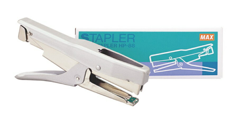 MAX 美克司 HP-88 剪刀型釘書機 /一支入(定1700) 手鉗式釘書機 訂書機