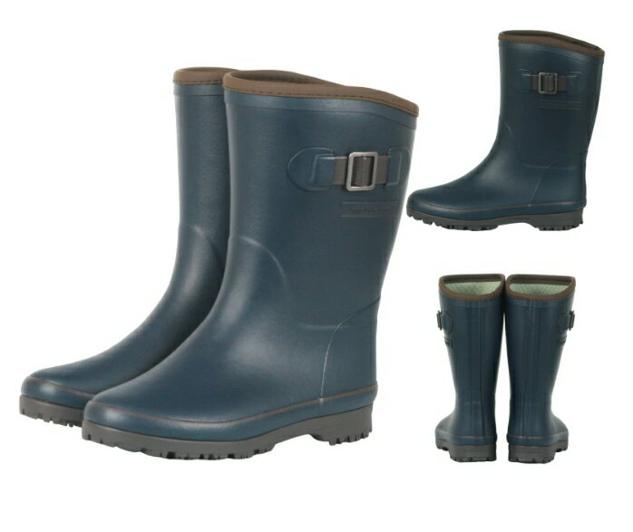 (EY) 日本 Moonstar Mountain Field 女款中筒橡膠雨靴 中筒雨鞋 藍色 MF04RL3