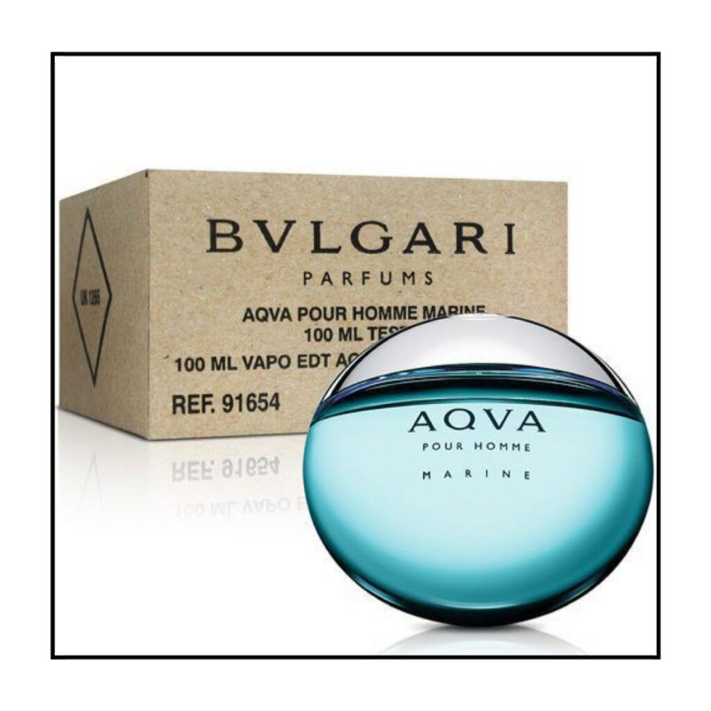 BVLGARI 寶格麗 Aqva Marine 活力海洋能量 男性淡香水 Tester 100ML ❁香舍❁ 母親節好禮