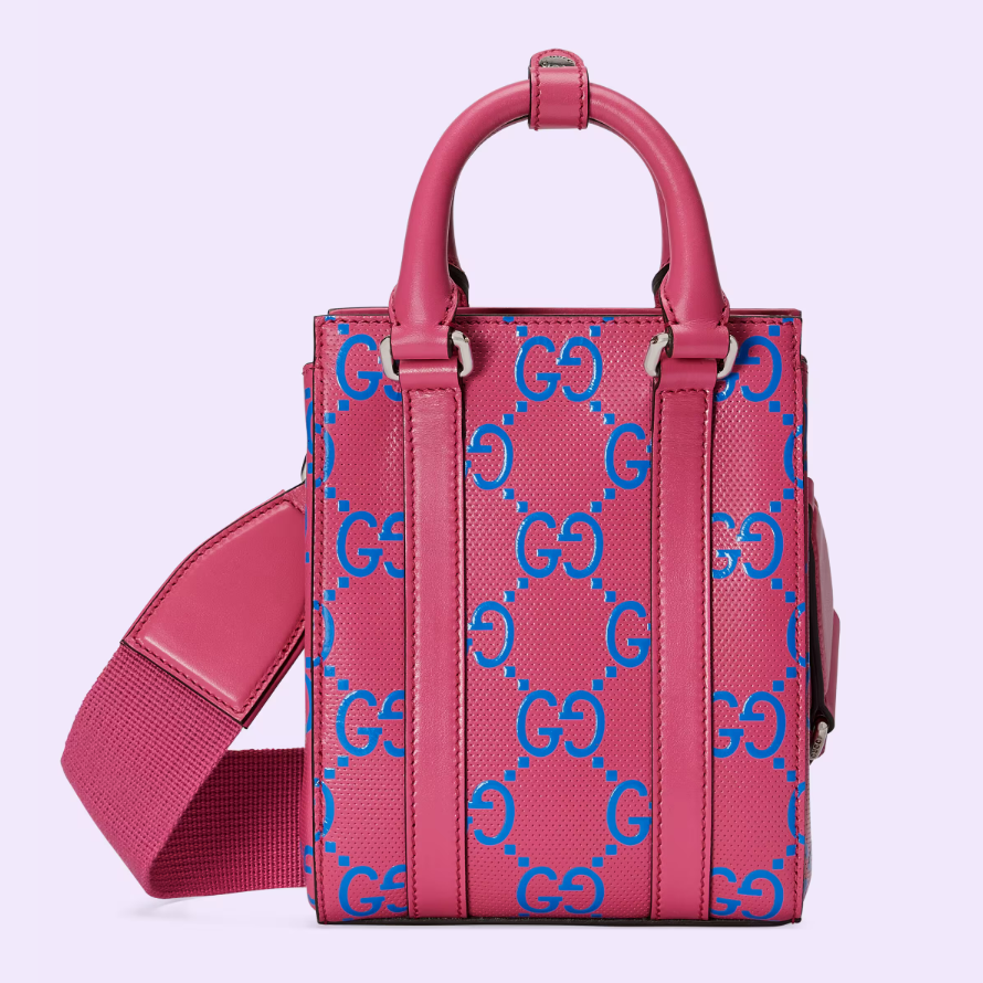 GUCCI Mini Shopper aus gepr gtem GG Leder