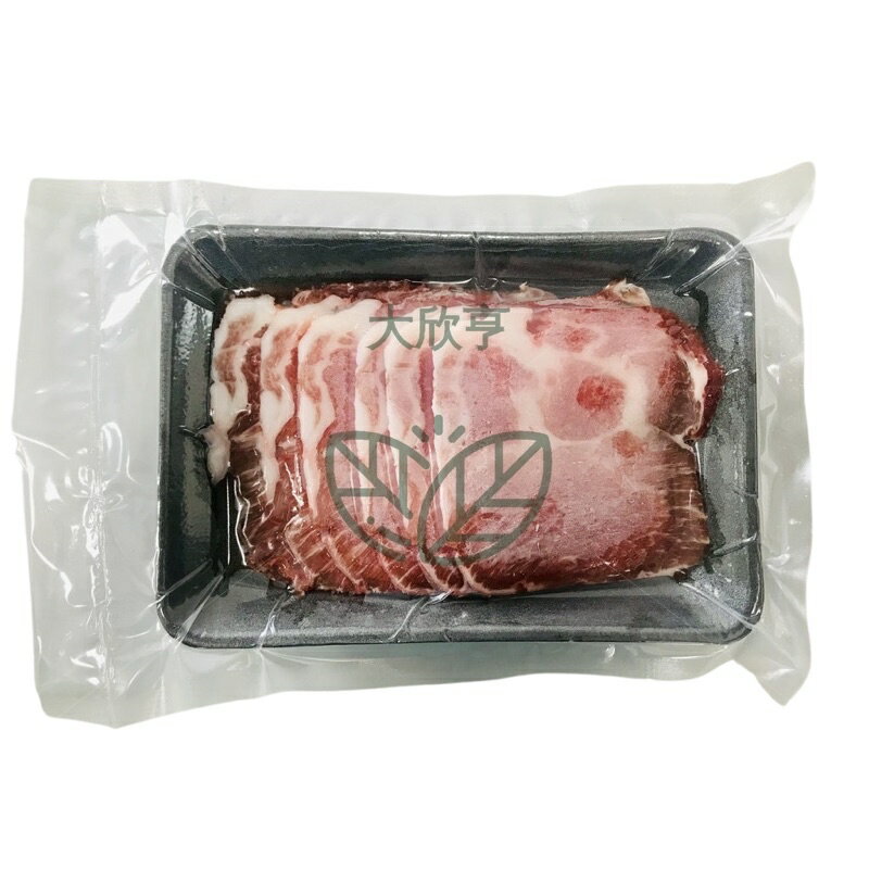 台灣本地冷凍梅花豬肉片 （電宰豬肉）【每盒150公克】《大欣亨》B351014