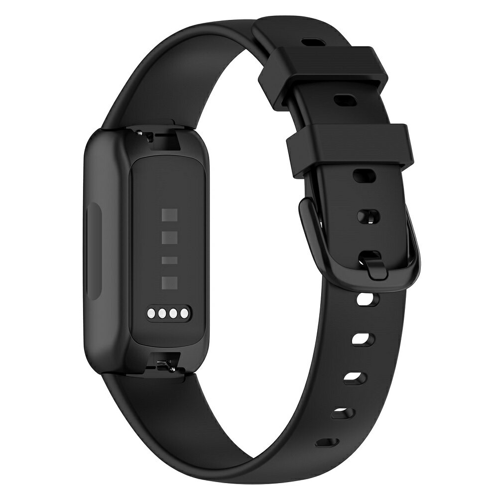 矽膠穿扣錶帶】Fitbit inspire 3 錶帶寬度15.4mm 智慧手錶運動透氣替換