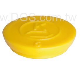 《KIMBLE & CHASE》油用離心管用蓋 Snap Cap, Yellow Polyethylene