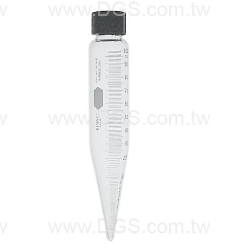 《KIMBLE & CHASE》石油測試用離心管 Centrifuge Tube， Oil Test， 8”， Screw Cap