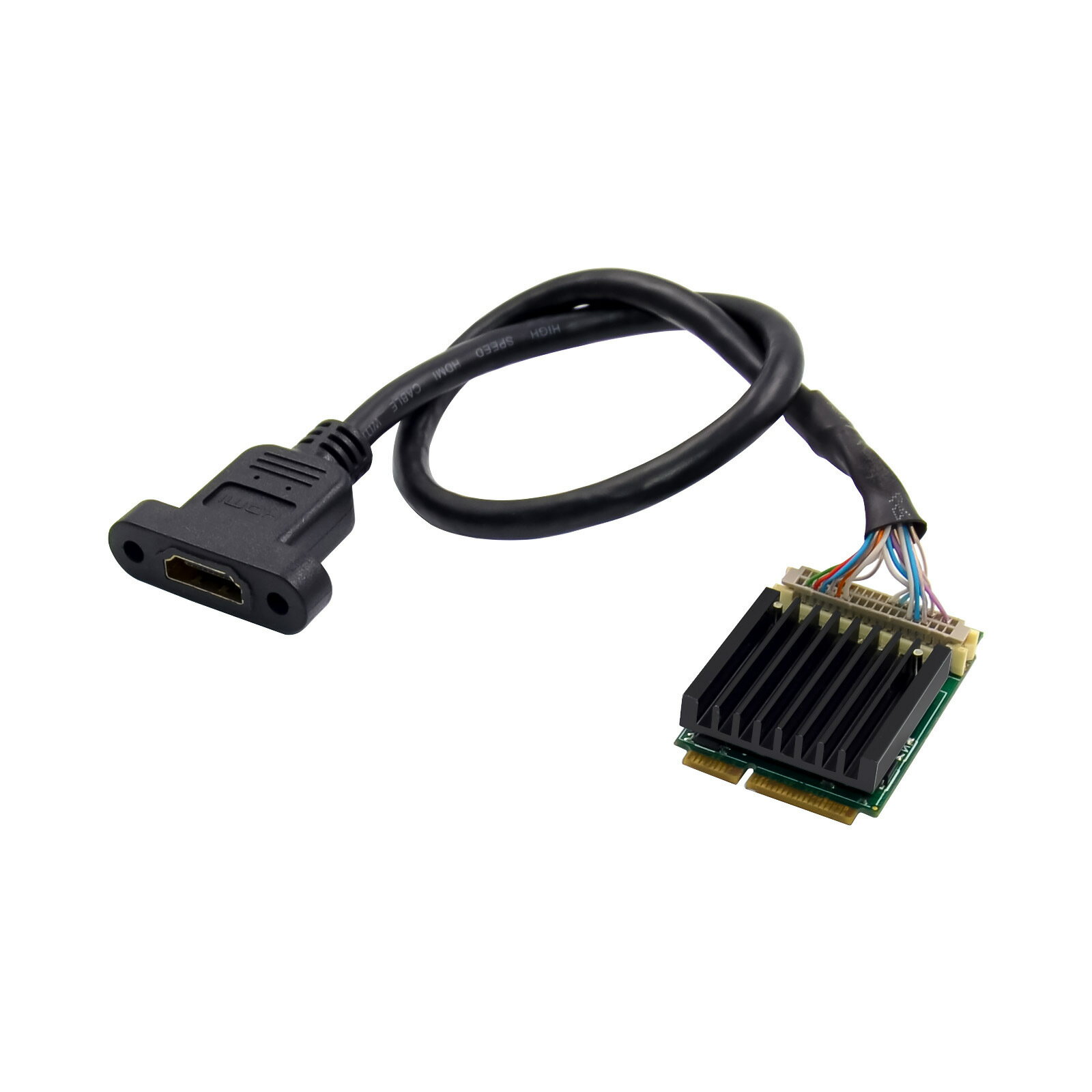 Mini迷你PCI-E顯示卡HDMI工業嵌入式臺式機服務器多媒體獨立解析度【宜家良品百貨】