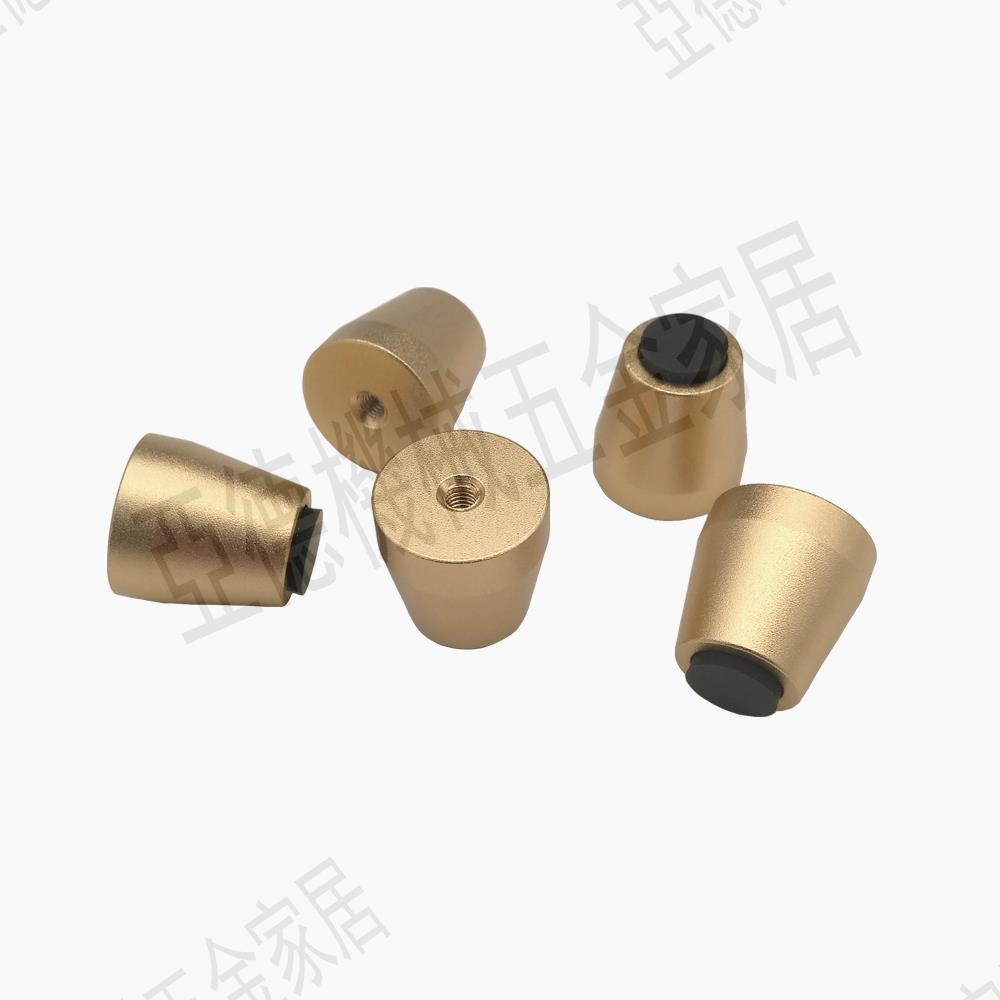 【299出貨】胡桃木展示架腳墊工藝品底座鋁腳墊實木茶盤腳墊防滑減震直徑15MM【亞德機械五金家居】 1