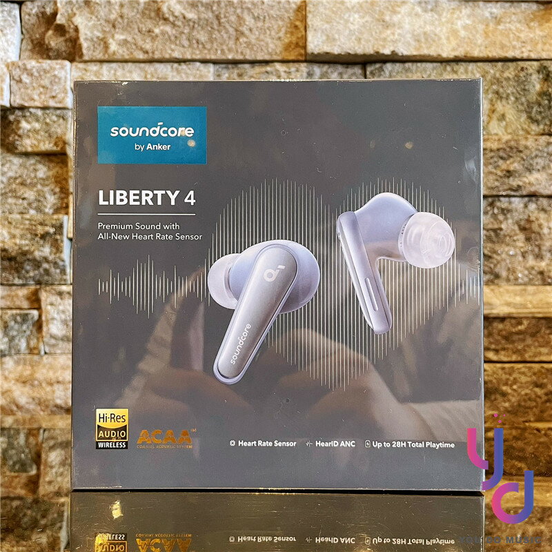 現貨可分期聲闊Anker Soundcore Liberty 4 黑/白真無線藍芽耳機主動降