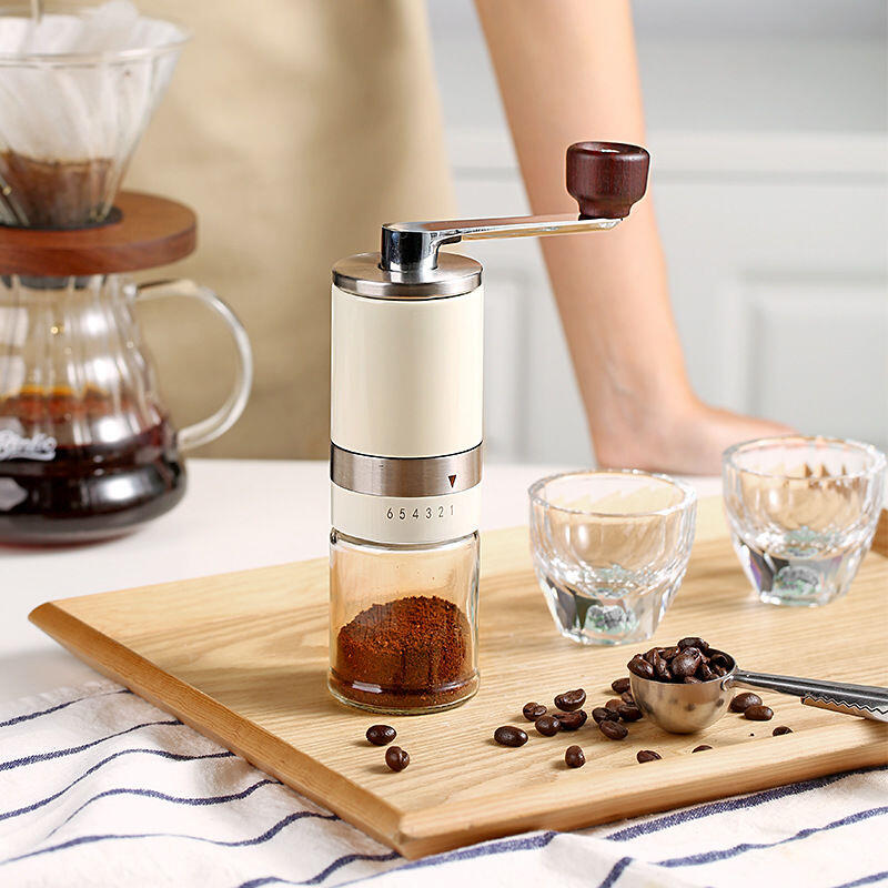 咖啡磨豆機 咖啡研磨器 磨粉機 手搖磨豆機 家用小型手工研磨器 手磨豆器具手沖咖啡套裝 手動磨豆機