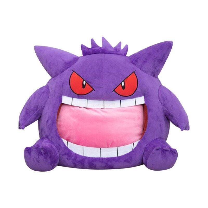 現貨： 日本神奇寶貝 寶可夢 Pokémon 耿鬼 星之卡比 頭套 耿鬼毛絨睡墊 耿鬼舌頭超長 130CM 毛絨玩偶