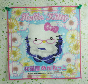 【震撼精品百貨】Hello Kitty 凱蒂貓 方巾-限量款-秋葉原 震撼日式精品百貨